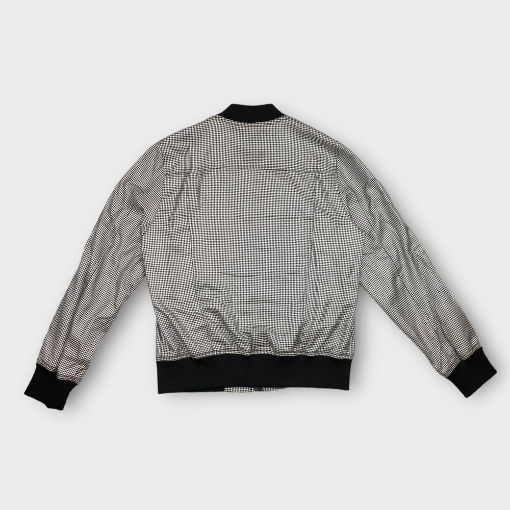 $3795 FRÈRE Men's L Houndstooth New York Designer Full Zip Bomber Jacket Frere - Picture 11 of 11